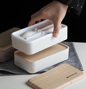 Wooden Style Lunch Box