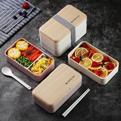 Wooden Style Lunch Box