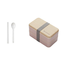 Load image into Gallery viewer, Wooden Style Lunch Box