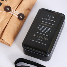 Load image into Gallery viewer, Black Lunch Box